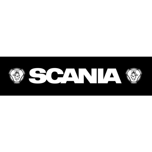 SCANIA szélvédő matrica 120cmx 16cm fehér szín