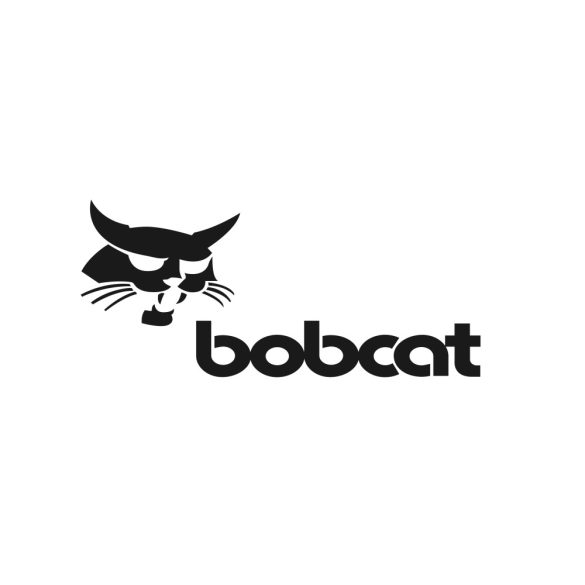 bobcat matrica,fekete,40cm x 18cm