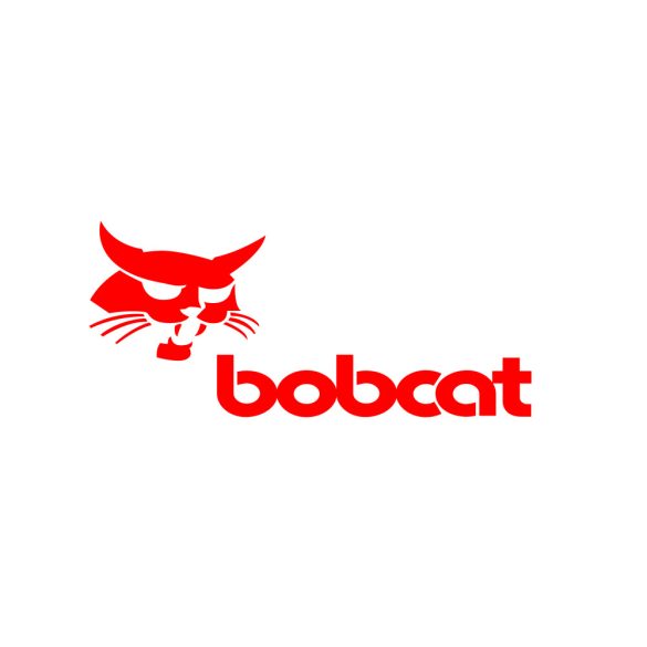 bobcat matrica,piros,55cm x 24cm