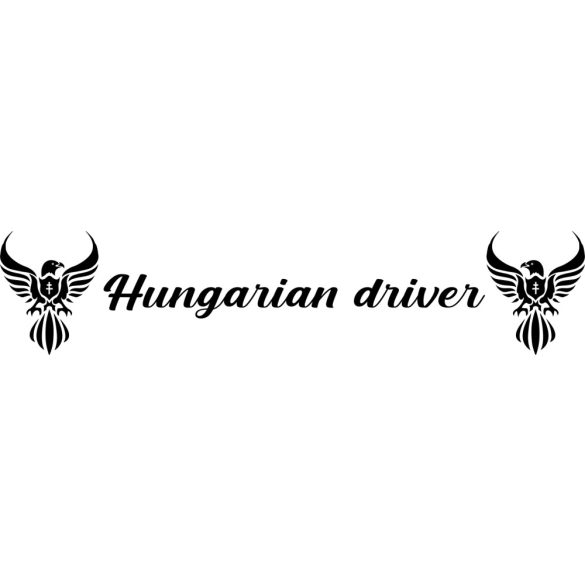 Hungarian driver matrica egyedi szín és méret