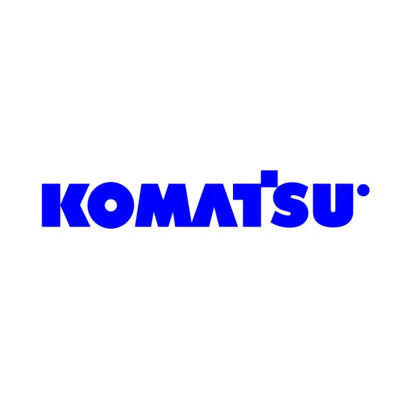 Komatsu matrica kék 35cm x 6cm