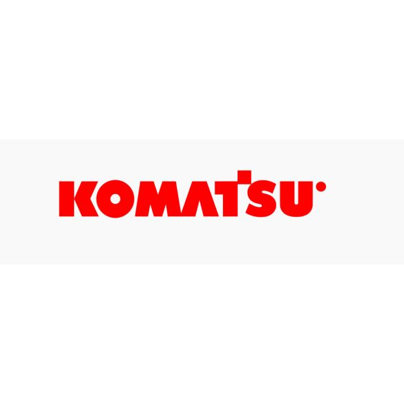 Komatsu matrica piros 35cm x 6cm