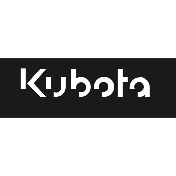 Kubota matrica fehér 60cm x 13cm